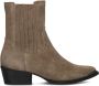 TORAL Enkellaarsjes Dames Lisen Maat: 43 Materiaal: Suède Kleur: Taupe - Thumbnail 4