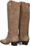TORAL Cowboylaarzen Dames Indie Maat: 42 Materiaal: Suède Kleur: Taupe - Thumbnail 3