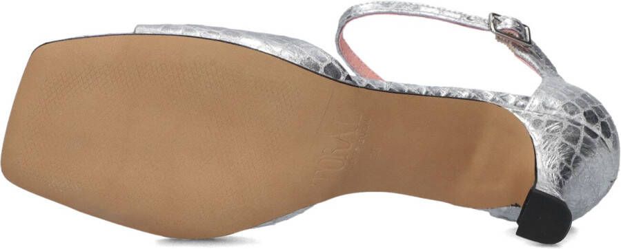 TORAL Zilveren Sandalen Rubby