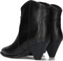 TORAL Enkellaarsjes Dames Cream Maat: 37 Materiaal: Leer Kleur: Zwart - Thumbnail 4