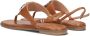 TWINSET MILANO Sandalen Dames 231tcp12a Maat: 40 Materiaal: Leer Kleur: Cognac - Thumbnail 5