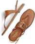 TWINSET MILANO Sandalen Dames 231tcp12a Maat: 40 Materiaal: Leer Kleur: Cognac - Thumbnail 7