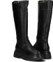 TWINSET MILANO Hoge Laarzen Dames 242tcp048 Maat: 37 Materiaal: Leer Kleur: Zwart - Thumbnail 5