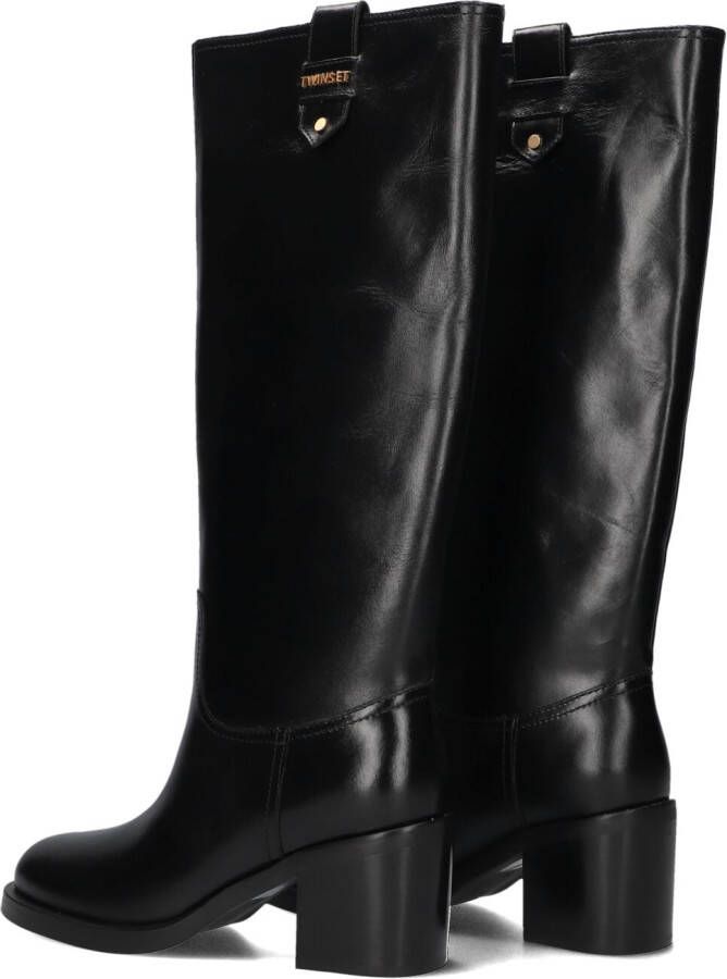 TWINSET MILANO Zwarte Laarzen 252tcp080