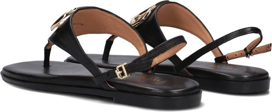 TWINSET MILANO Zwarte Sandalen 231tcp12a