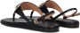 TWINSET MILANO Sandalen Dames 231tcp12a Maat: 36 Materiaal: Leer Kleur: Zwart - Thumbnail 4