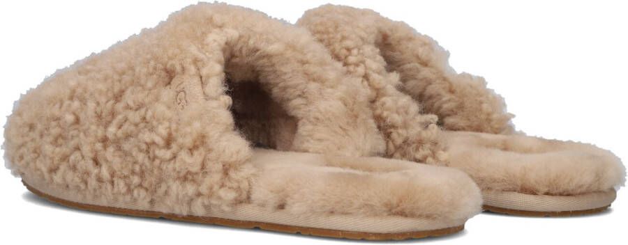 UGG Beige Pantoffels W Maxi Curly Slide