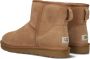 Ugg Gezellige Classic Mini II Enkellaarzen in kastanjebruin leer Bruin Dames - Thumbnail 9