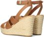 Ugg Careena sandalen met sleehak Bruin Dames - Thumbnail 6