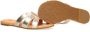 UGG Slippers Dames W Teague Maat: 37 Materiaal: Leer Kleur: Goud - Thumbnail 6