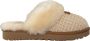 Ugg Comfortabele Gebreide Schapenvacht Instappers Beige Dames - Thumbnail 5