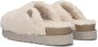 UGG Pantoffels Dames Sloffen Instappers Canvas Harde zool Dichte hiel Fuzzy Sugar Slide Gebroken wit - Thumbnail 6