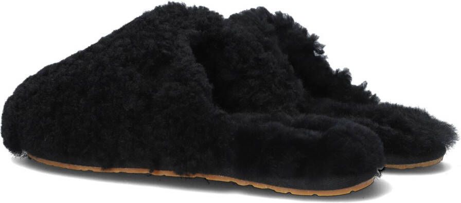 UGG Zwarte Pantoffels W Maxi Curly Slide