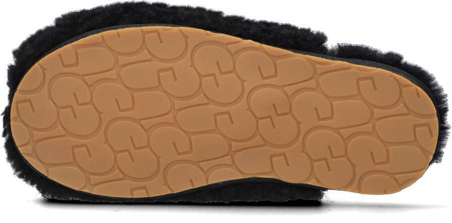 UGG Zwarte Pantoffels W Maxi Curly Slide