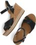 Ugg Cloverdale Sandalen met Skeehak voor Dames in Black | Leder - Thumbnail 4