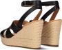 UGG Sandalen Dames W Careena Maat: 39 Materiaal: Leer Kleur: Zwart - Thumbnail 4