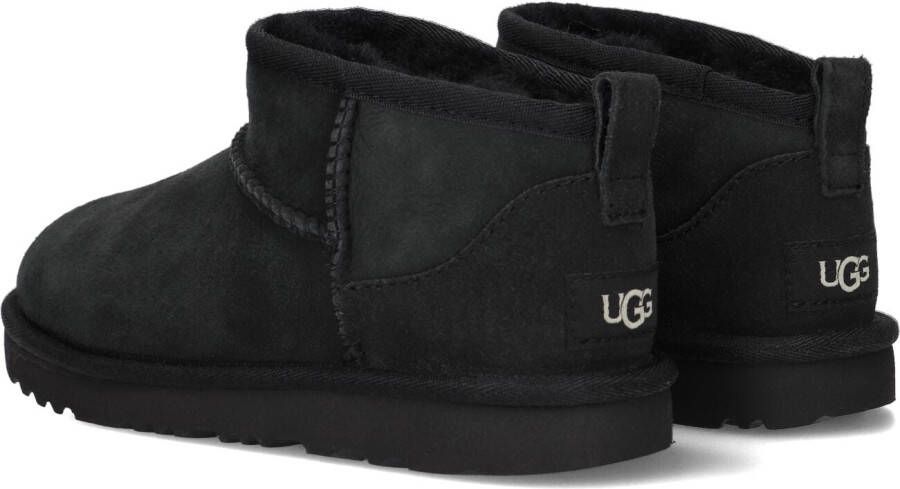 UGG Zwarte Vachtlaarzen Classic Ultra Mini Kids