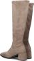 UNISA Hoge Laarzen Dames Luke Maat: 39 Materiaal: Suèdelook Kleur: Beige - Thumbnail 3