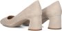 Unisa Lesat Pumps High Heels Schoenen Hoge Hak Dames Beige - Thumbnail 4