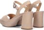 Unisa High Heel Sandals Beige Dames - Thumbnail 4