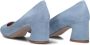 Unisa Lesat Pumps High Heels Schoenen Hoge Hak Dames Blauw - Thumbnail 4