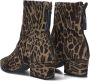 UNISA Enkellaarsjes Dames Jake Maat: 41 Materiaal: Suèdelook Kleur: Bruin - Thumbnail 3