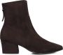 Unisa Jake Enkellaarsjes Enkelboots met rits Dames Bruin - Thumbnail 4