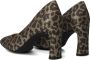 UNISA Pumps Dames Waba Maat: 39 5 Materiaal: Textiel Kleur: Bruin - Thumbnail 4