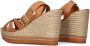 UNISA Dames Munjal Maat: 37 Materiaal: Leer Kleur: Cognac - Thumbnail 3
