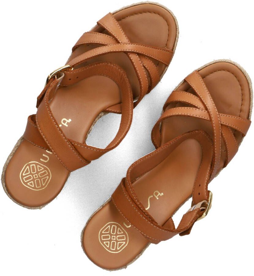 UNISA Bruine Sandalen Munjal