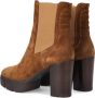 UNISA Enkellaarsjes Dames Kubel Maat: 42 Materiaal: Suède Kleur: Cognac - Thumbnail 4