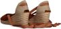 Strappy Sandals bruin Tinten Candida Espadrilles Zomer Schoenen Dames Cognac - Thumbnail 3