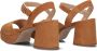 Unisa Ney Sandalen Dames Cognac - Thumbnail 4