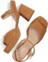 Unisa Ney Sandalen Dames Cognac - Thumbnail 6