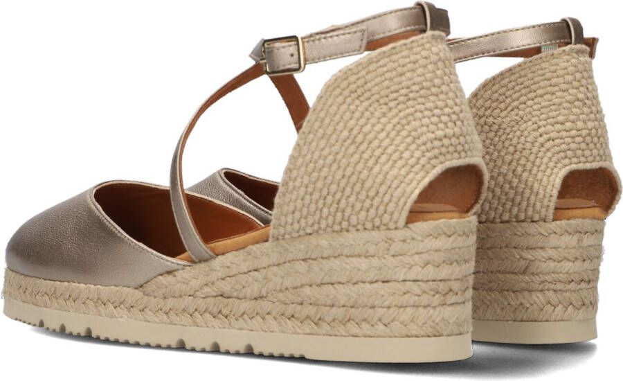 Unisa Gouden Espadrilles Caude