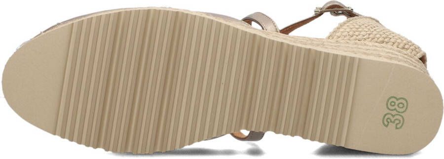 Unisa Gouden Espadrilles Caude