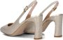 UNISA Slingbacks Dames Winna Maat: 39 Materiaal: Textiel Kleur: Goud - Thumbnail 4