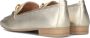 Unisa Metallic Gouden Loafers met Decoratieve Ketting Yellow Dames - Thumbnail 4