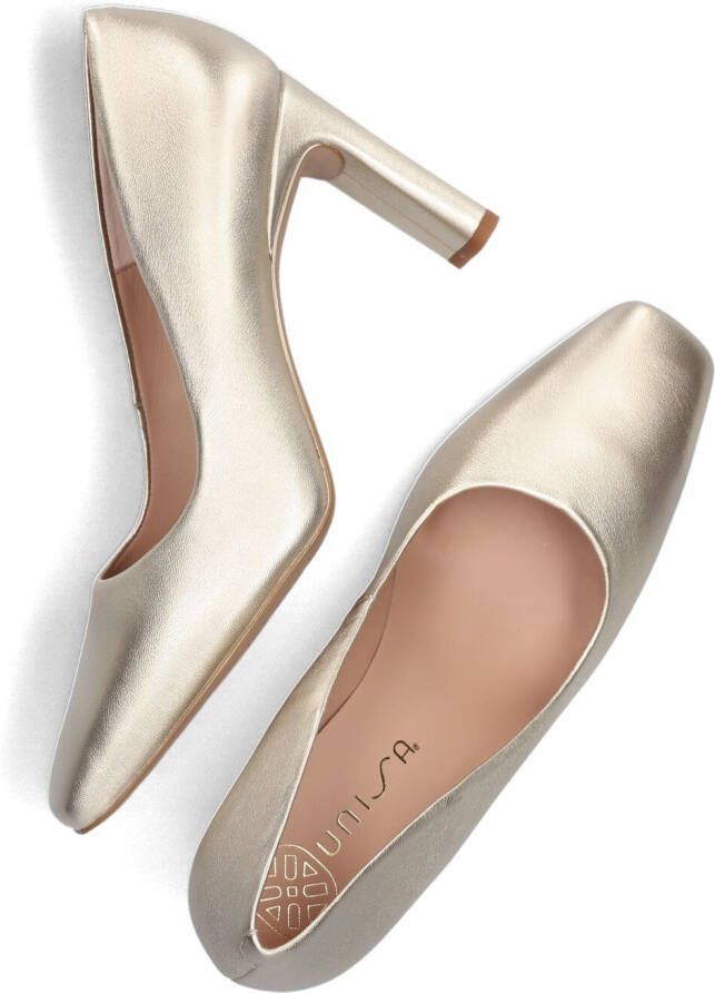 UNISA Gouden Pumps Waba