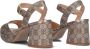 UNISA Sandalen Dames Ney_24 Maat: 41 Materiaal: Leatherlook Kleur: Goud - Thumbnail 5