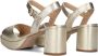 Unisa Gouden elegante sandalen met blokhak Yellow Dames - Thumbnail 5
