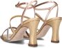 Unisa Sissi sandalette van leer met metallic finish - Thumbnail 5