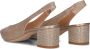 UNISA Slingbacks Dames Jensen Maat: 39 Materiaal: Textiel Kleur: Goud - Thumbnail 4