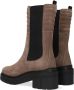 UNISA Chelsea Boots Dames Jina Maat: 37 Materiaal: Suède Kleur: Taupe - Thumbnail 4