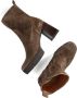 Bruin Tinten Kinton Enkellaarsjes Enkelboots Dames Taupe - Thumbnail 5