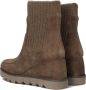 Unisa Leysa Enkellaarsjes Enkelboots Dames Taupe - Thumbnail 4