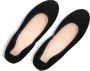 Unisa Zwarte Suède Ballerina met Strik Black Dames - Thumbnail 7