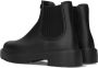 Unisa Feliz Chelsea boots Enkellaarsjes Dames Zwart - Thumbnail 4