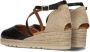 UNISA Espadrilles Dames Caude Maat: 39 Materiaal: Leer Kleur: Zwart - Thumbnail 4