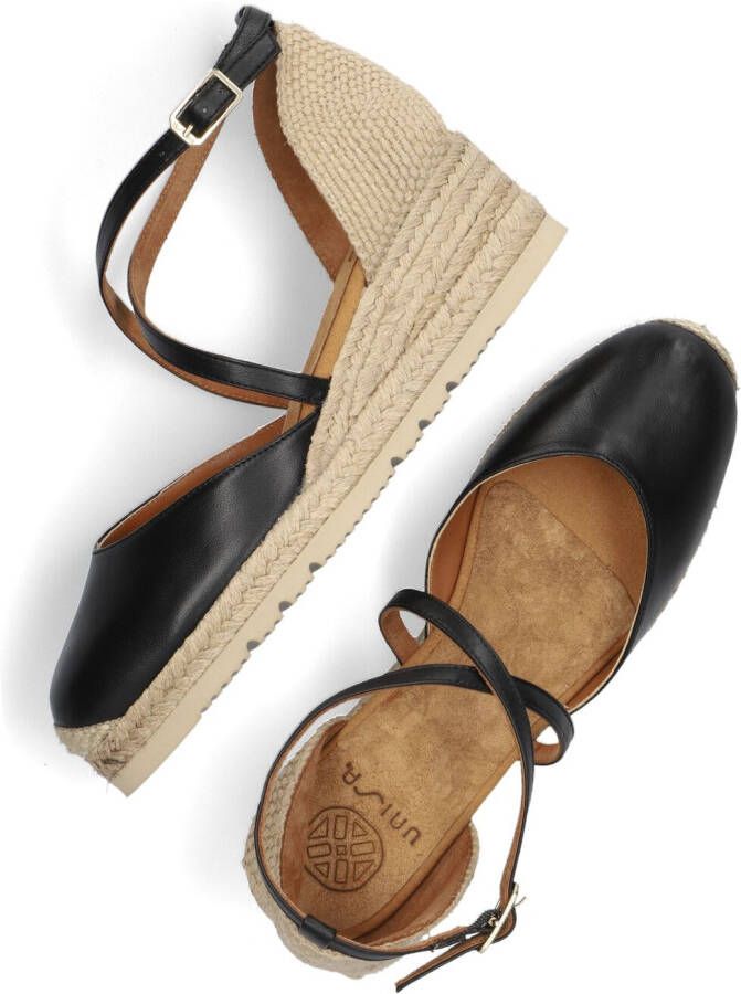 UNISA Zwarte Espadrilles Caude